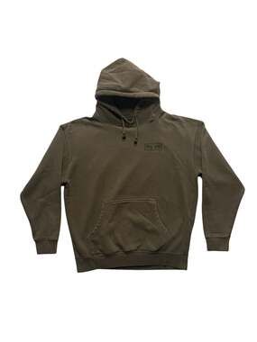 Obey 'Obey No One' Graphic Pullover Hoodie in Dark Olive